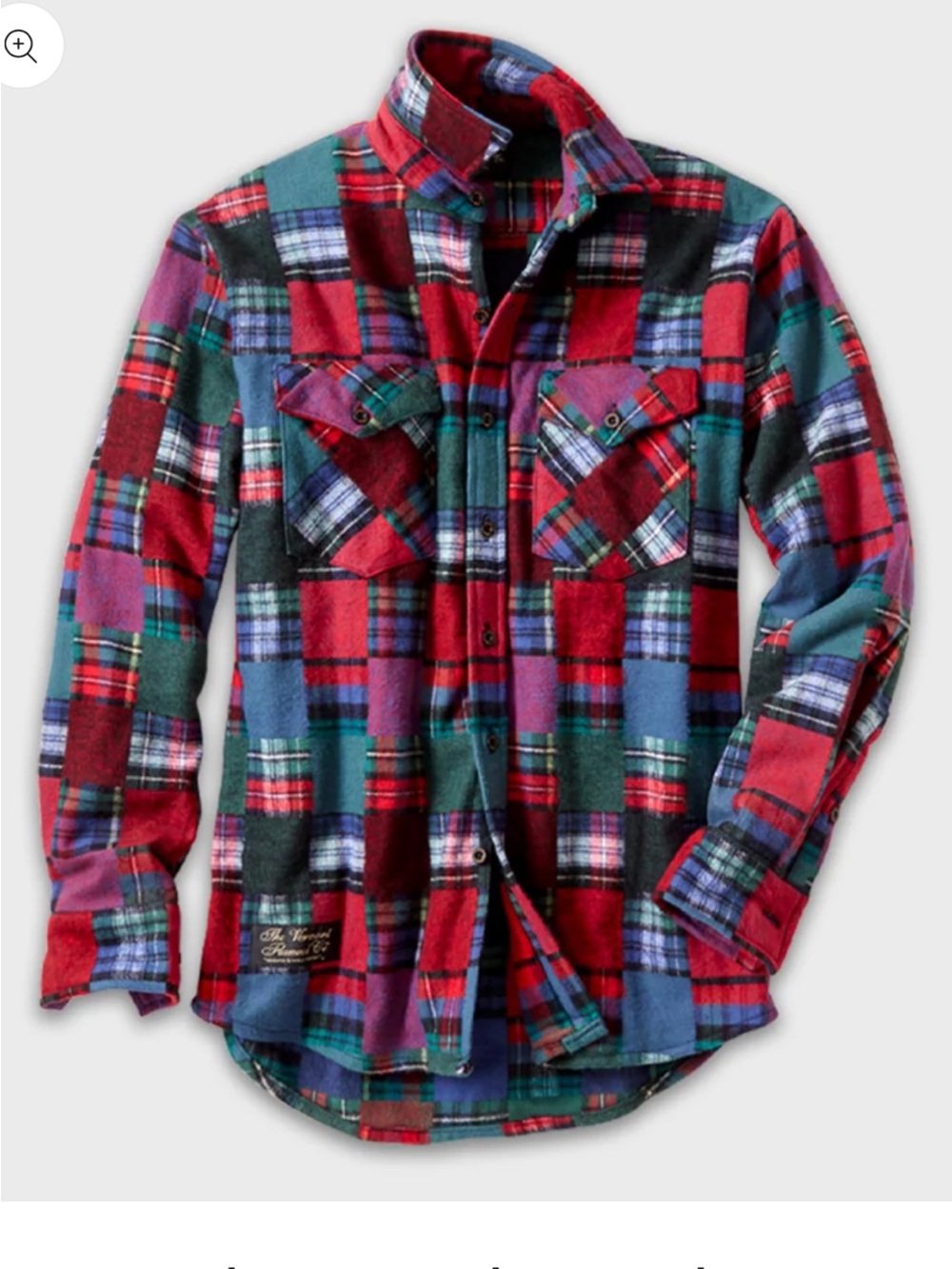 Men's Classic Flannel Shacket - Patchwork
